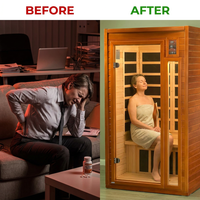 Barcelona Far Infrared Sauna - Low EMF - 2 Person — Before & After