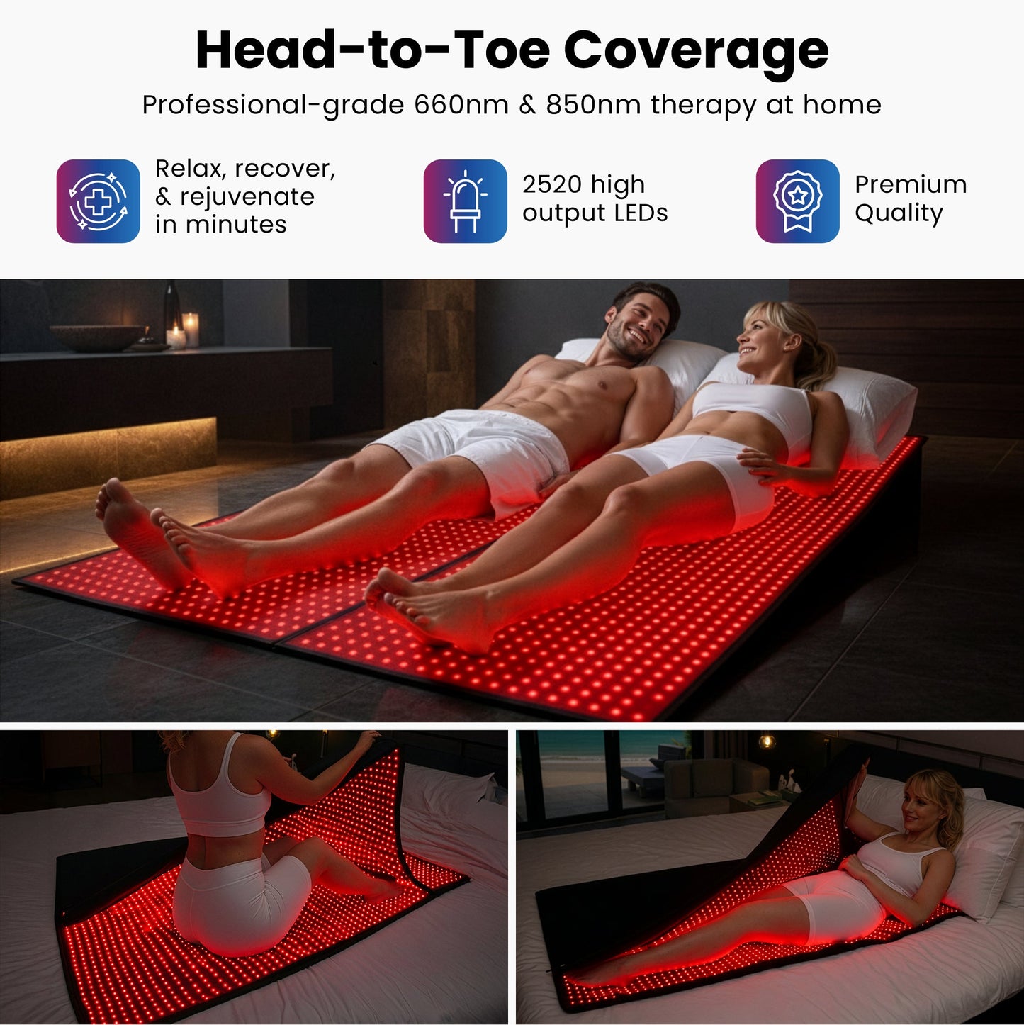 FullGlow 360 Red Light Therapy Bag | Full Body Wrap