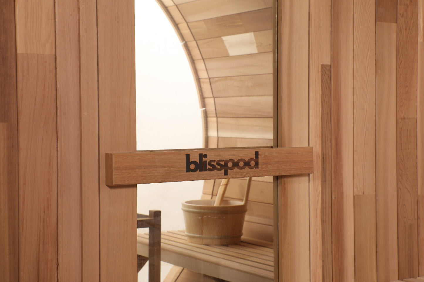 Blisspod Prague 4-6 Person Outdoor Cedar Barrel Sauna