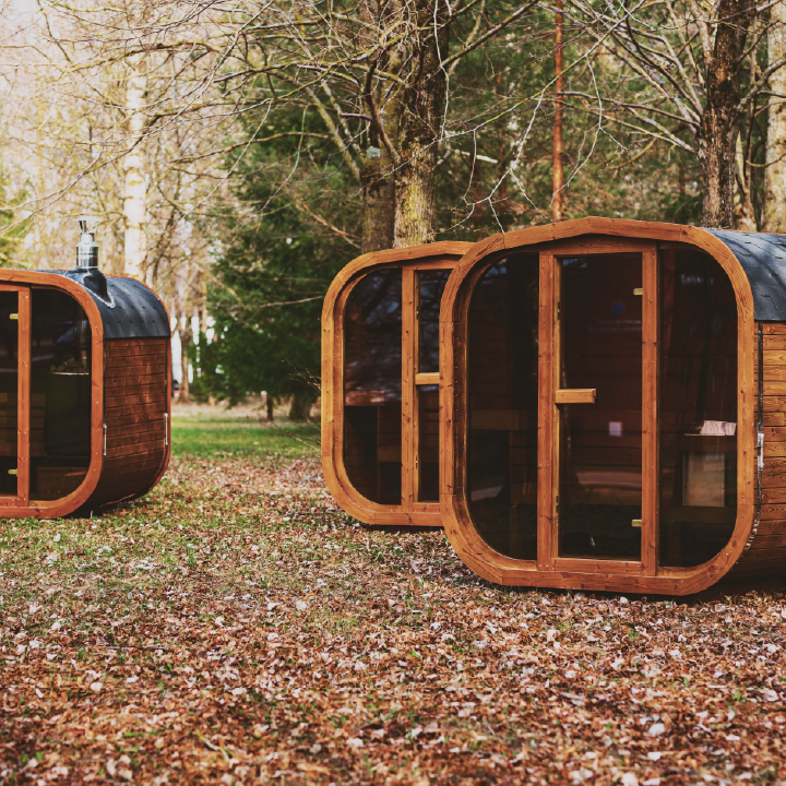 Mande MW20 Outdoor ThermoWood Sauna | 5-6 Person Sauna