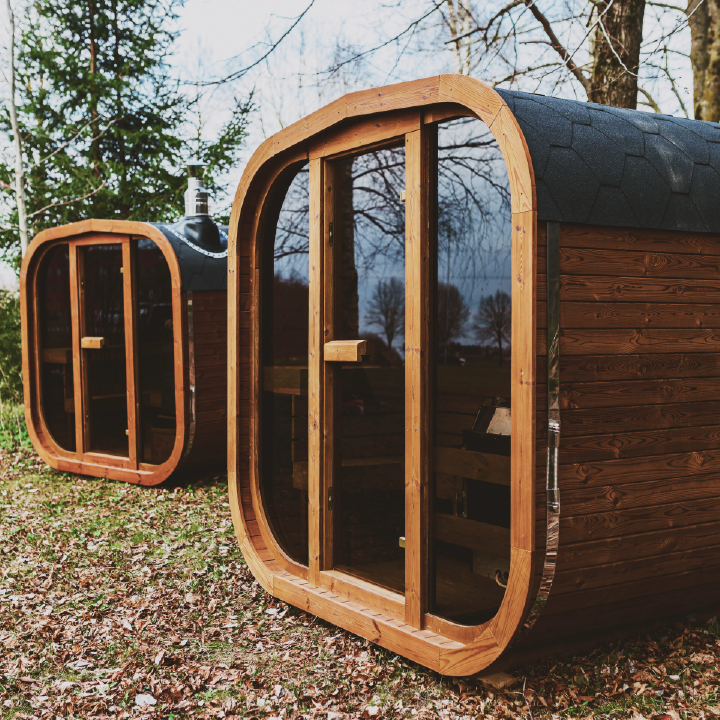 Mande MW20 Outdoor ThermoWood Sauna | 5-6 Person Sauna