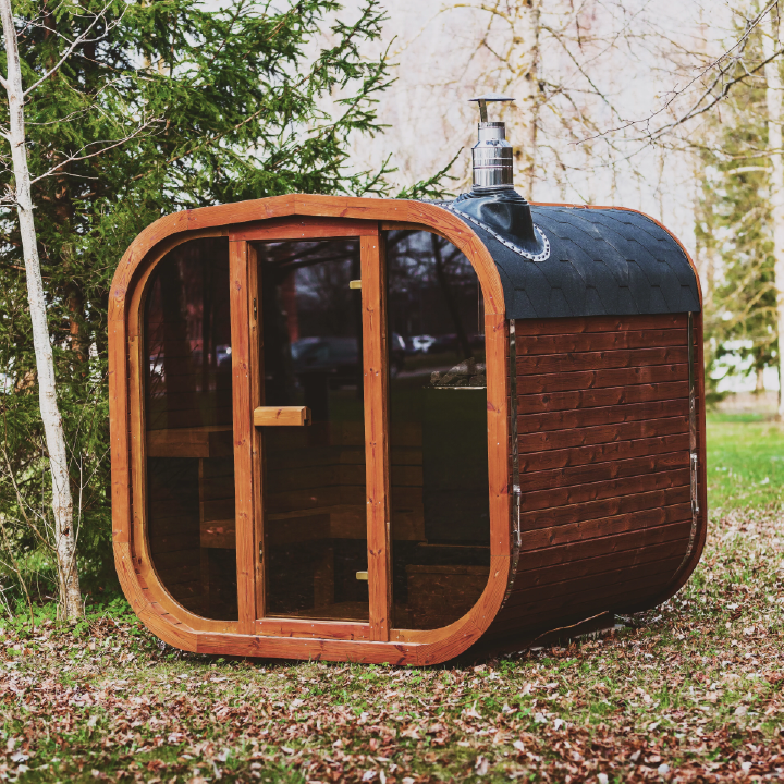 Mande MW20 Outdoor ThermoWood Sauna | 5-6 Person Sauna