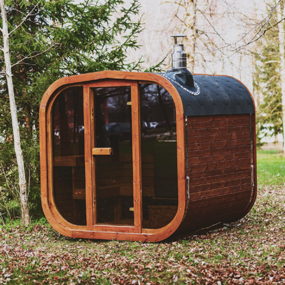 Mande MW20 Outdoor ThermoWood Sauna | 5-6 Person Sauna