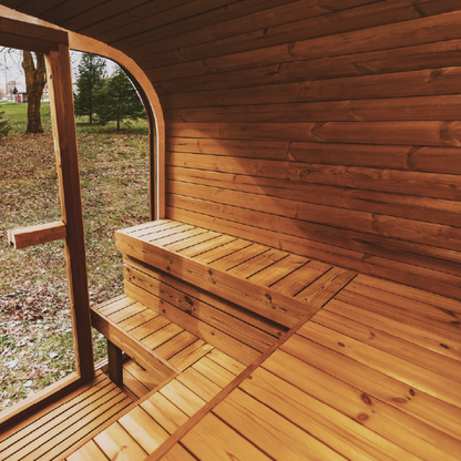Mande MW20 Outdoor ThermoWood Sauna | 5-6 Person Sauna